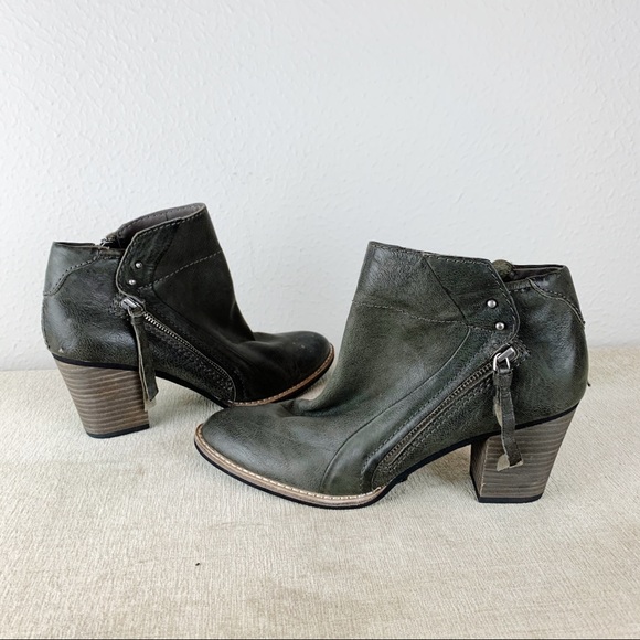 Dolce Vita Leather Ankle Boots 8 C224 - Picture 8 of 8